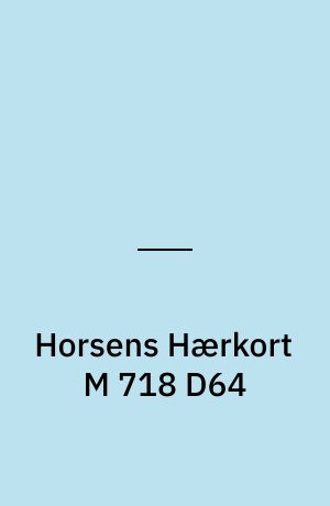 Horsens Hærkort M 718 D64 : Danmark 1:50 000 (2 cm)