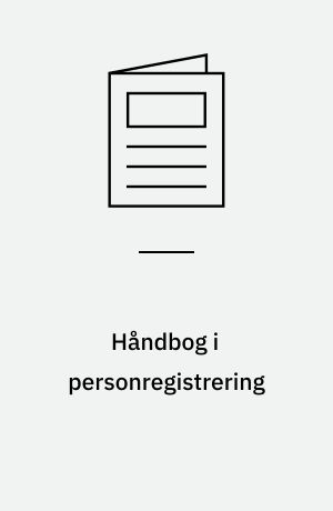 Håndbog I Personregistrering