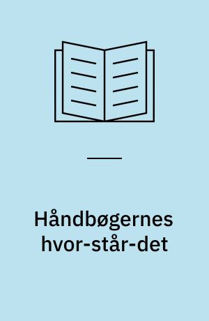 Håndbøgernes hvor-står-det