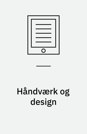 Håndværk og design : en fagdidaktik