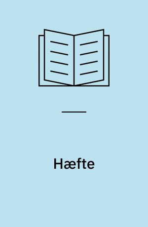 Hæfte : simple detention : en studie over anvendelsen af priviligeret frihedsstraf