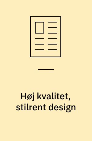 Høj kvalitet, stilrent design : Wilk Deluxe 470 TD