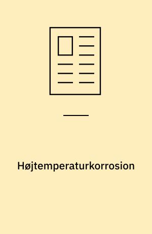 Højtemperaturkorrosion : hvilket stål kan anvendes til dampoverfladere, når man fyrer med halm