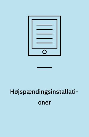 Højspændingsinstallationer