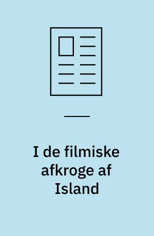 I de filmiske afkroge af Island