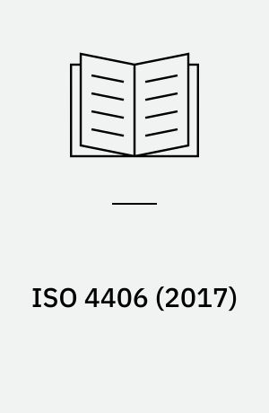 ISO 4406 (2017) : Hydraulic fluid power - Fluids - Method for coding the level of contamination by solid particles