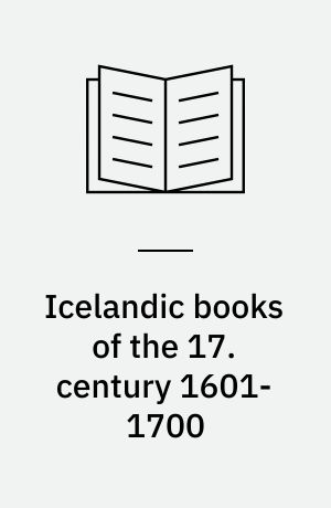 Icelandic books of the 17. century 1601-1700
