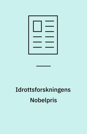 Idrottsforskningens Nobelpris