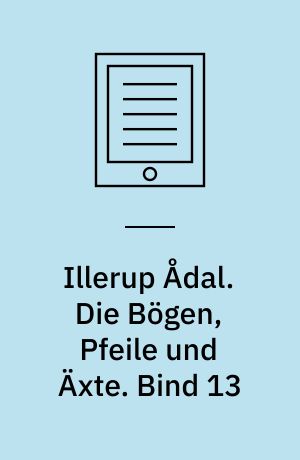 Illerup Ådal. Die Bögen, Pfeile und Äxte. Bind 13