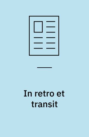 In retro et transit