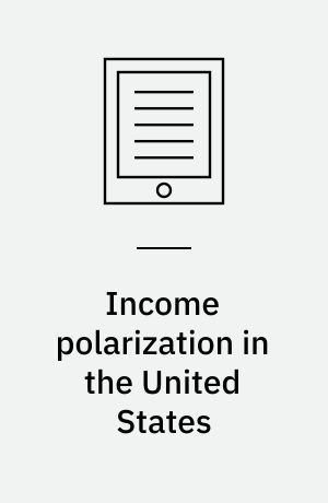 Income polarization in the United States