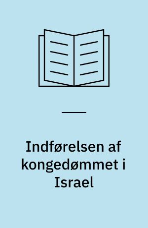 Indførelsen af kongedømmet i Israel