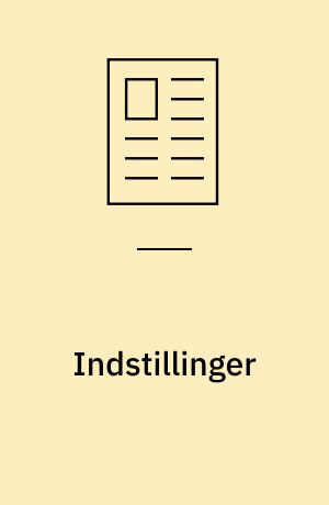 Indstillinger : genreblandinger, sidestilling og kontekstfravær