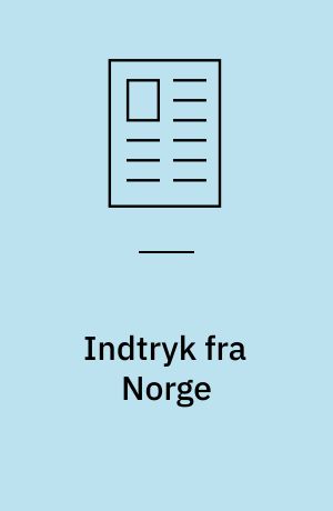 Indtryk fra Norge
