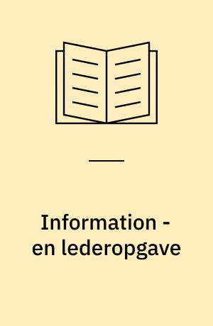 Information - en lederopgave