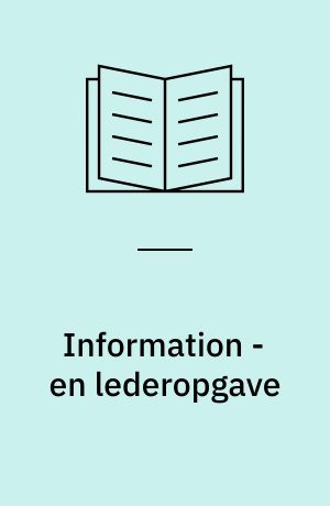Information - en lederopgave