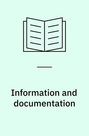 Information and documentation : vocabulary