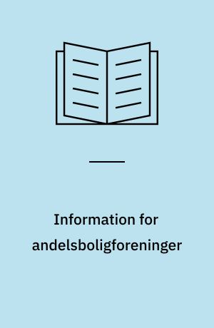 Information for andelsboligforeninger