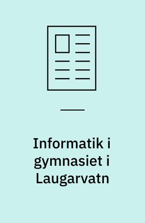 Informatik i gymnasiet i Laugarvatn
