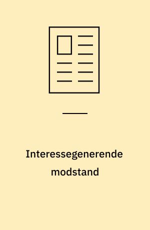 Interessegenerende modstand : æstetiske effekter ved censur