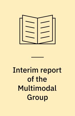 Interim report of the Multimodal Group