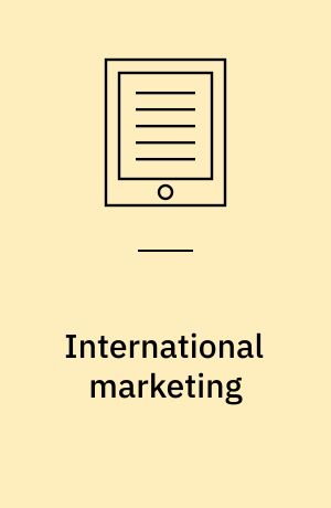 International marketing : emerging markets