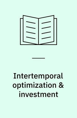 Intertemporal optimization & investment