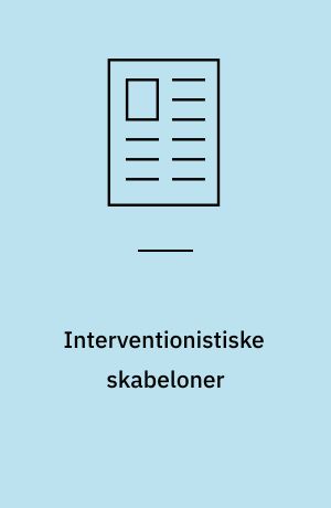 Interventionistiske skabeloner : fotografisk iscenesættelse som dialogisk metode i antropologien