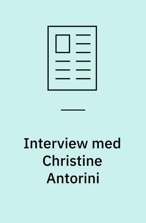 Interview med Christine Antorini