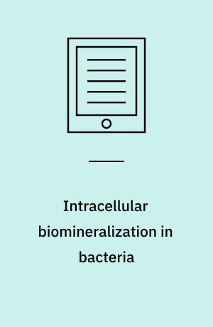 Intracellular biomineralization in bacteria