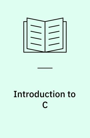Introduction to C