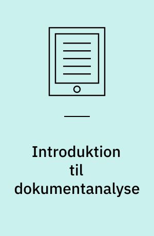 Introduktion til dokumentanalyse