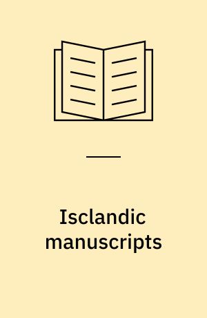 Isclandic manuscripts