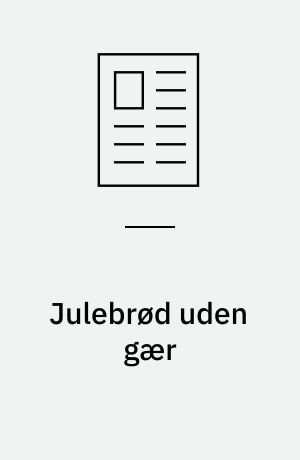Julebrød uden gær
