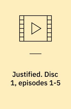 Justified. Disc 1, episodes 1-5 (Stor skrift)
