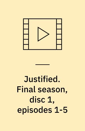 Justified. Final season, disc 1, episodes 1-5