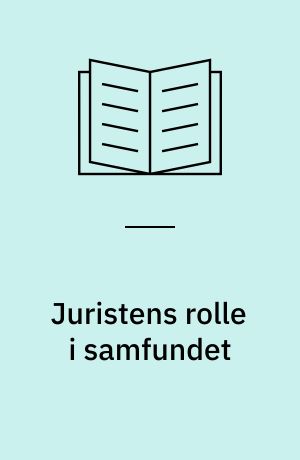 Juristens rolle i samfundet