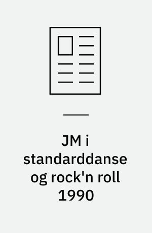 JM i standarddanse og rock'n roll 1990