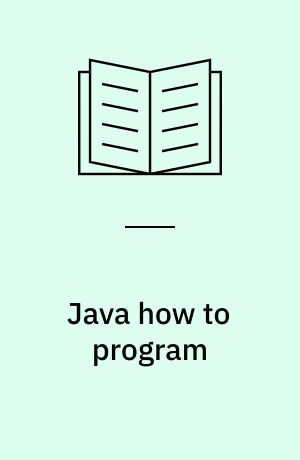 Java how to program : late objects version