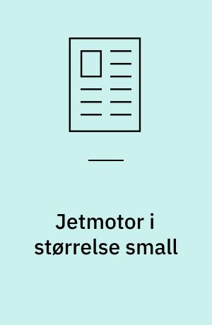 Jetmotor i størrelse small