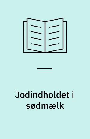 Jodindholdet i sødmælk
