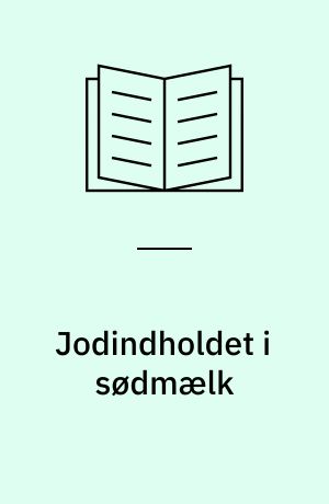 Jodindholdet i sødmælk