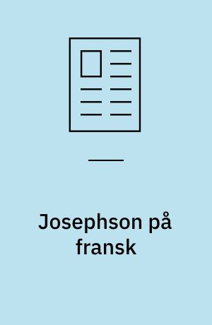 Josephson på fransk