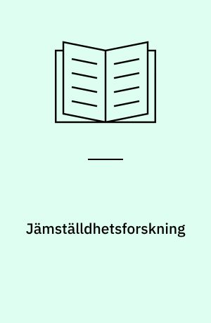 Jämställdhetsforskning : förslag från UHÄ:s arbetsgrupp för jämställdhetsforskning