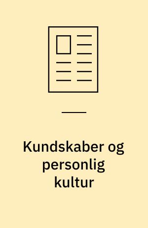 Kundskaber og personlig kultur