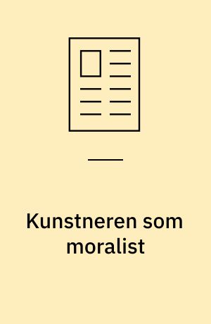 Kunstneren som moralist