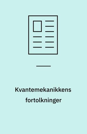 Kvantemekanikkens fortolkninger