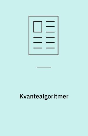Kvantealgoritmer