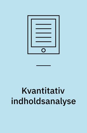 Kvantitativ indholdsanalyse