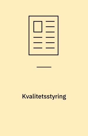 Kvalitetsstyring